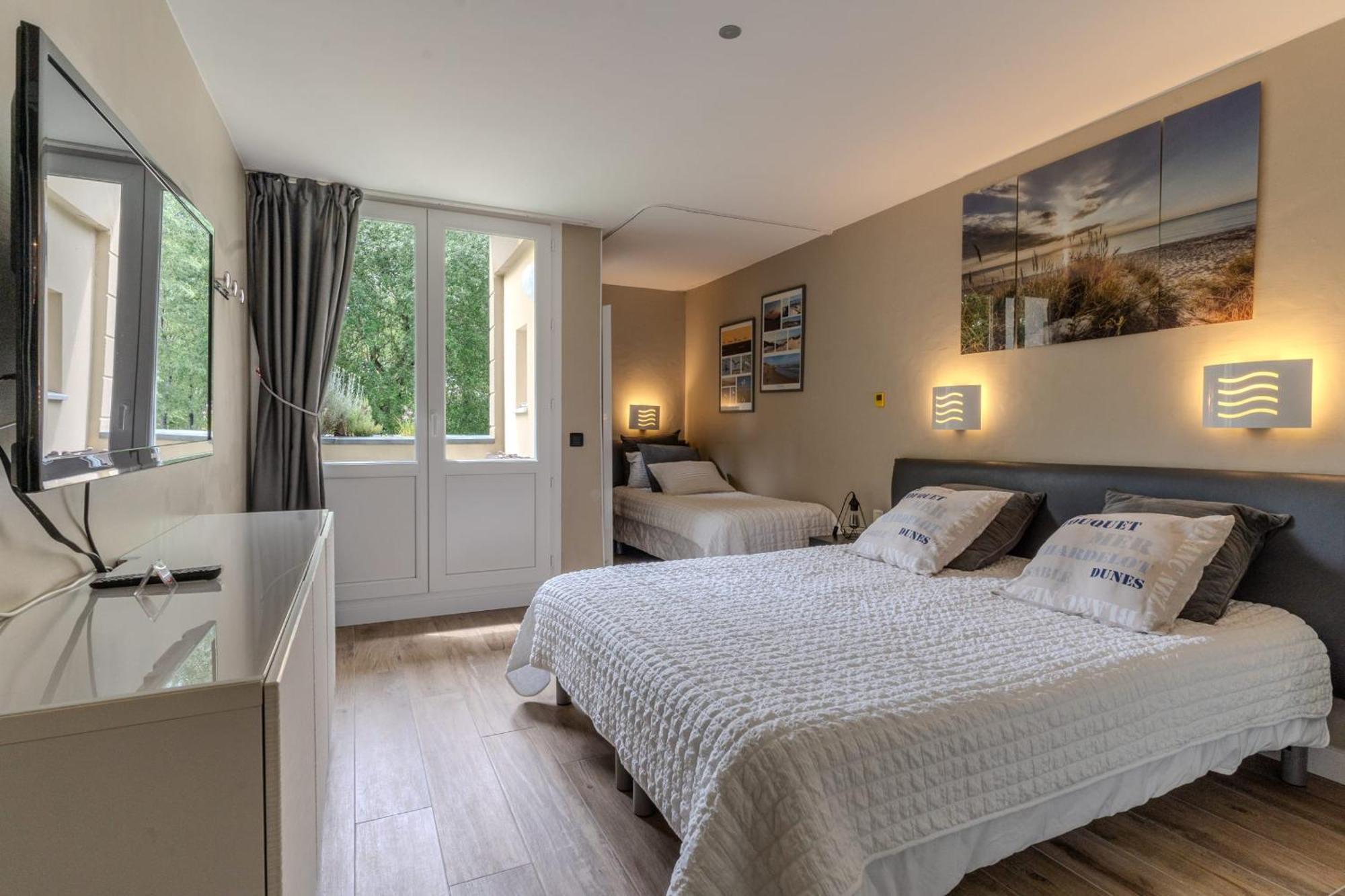 Le Touquet Very Nice Flat For 5 With Swimming Pool Tennis Court And Free Park מראה חיצוני תמונה